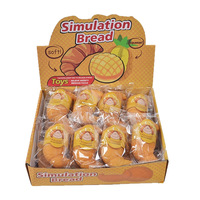 Jouet Squishy Croissant Cartoon Réaliste en PU à Rebond Lent, Balle Anti-Stress Sensorielle, Cadeau