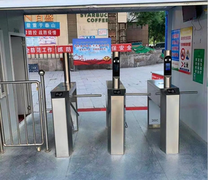 304ステンレス鋼セキュリティ自動RFIDスワイプカードジムアクセス制御三脚回転式ゲートテールゲートブラシレスモーター - Product Image 5