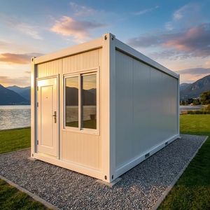 Ufficio Container Smontabile da 20 Piedi con Connessione a Bullone, Struttura in Acciaio Senza Saldature, Edificio Prefabbricato Modulare con Pannelli Sandwich - Product Image 2
