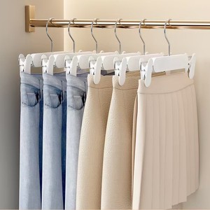 Organizador de ropa de plástico multifuncional Lavinia, ganchos de acero inoxidable ecológicos, para pantalones Clips, armario, <span class=keywords><strong>tienda</strong></span> de <span class=keywords><strong>cocina</strong></span> - Product Image 5