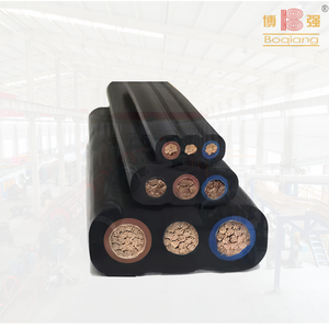 Câble de pompe submersible flexible en caoutchouc étanche série Boqiang <span class=keywords><strong>JHS</strong></span> 300/500V, conducteur massif en cuivre pur, longueur personnalisée, pour applications profondes - Product Image 1
