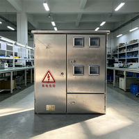 Boîtier de distribution d'énergie triphasé extérieur en métal résistant à la corrosion, multi-mètres, mesure de puissance, indice de protection IP33, 100A/200A