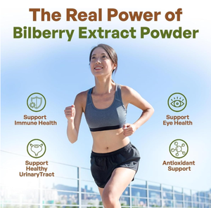 จำหน่ายผงสารสกัดบิลเบอร์รี่ออร์แกนิคที่ได้รับการรับรอง ผงบิลเบอร์รี่ น้ำผงบิลเบอร์รี่ - Product Image 4