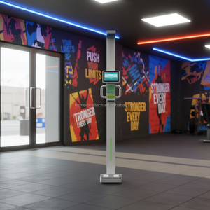 ผู้ให้บริการโซลูชันคีออสก์ร้านขายยาที่เชื่อถือได้ของ Huasheng Medical คีออสก์เช็คอินสำหรับผู้ป่วยทางไกล เครื่องชั่งน้ำหนักดิจิทัลสำหรับแพทย์ รุ่น HS-X9 - Product Image 3