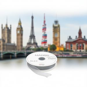 ILAN Nastro Decorativo 2.5Cm 91M Madrid Londra Parigi Tokyo Milano Berlino - Product Image 2