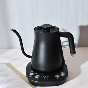 새로운 전기 미니 커피 주전자 워머 제조 업체 휴대용 무선 구즈넥 자동 전기 커피 포트