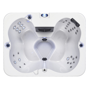 Lovia 4 6คน hottub hidromasaje อ่างน้ำวนกลางแจ้งสปานวดสปาพร้อมฟังก์ชัน jakuzi สำหรับสวน - Product Image 2