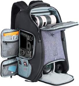 Mochila para Cámara de Muestra Gratuita, Bolsas para Cámaras DSLR y SLR para Fotógrafos con Cubierta Impermeable para Lluvia, Estuche para Cámara - Product Image 1