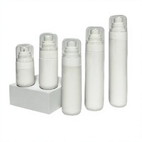 Botol Semprot Pompa Krim Mata PET Putih Mini 5ml 10ml 15ml 30ml 50ml untuk Kosmetik