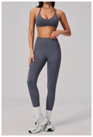 Soutien-gorge de yoga sans couture à haute élasticité, bretelles réglables, imprimé, maintien élevé, antichoc, coussinets élastiques pour la poitrine, pour femmes