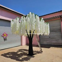 Arbres à fleurs de cerisier artificiels de haute qualité, magnifiques et roses, pour la décoration intérieure et extérieure, la maison, le bureau