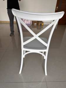 Modern Monoblock <b>White</b> Kitchen PP Sillas Stackable Event Plastic Restaurant Dining <b>Chairs</b> - Product Image 5