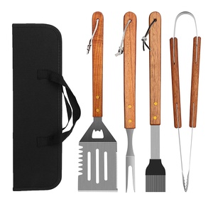 5Pcs grill basket <strong>Barbeque</strong> Charcoal Grill bbq tools <strong>Set</strong> for bbq grill portable - Product Image 4
