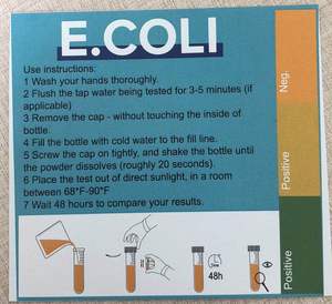 Kit de Test d'eau pour boire de l'eau, poudre de haute précision, pour modèles E.coli - Product Image 6