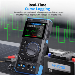 FNIRSI DST-201 Multimètre numérique <span class=keywords><strong>3</strong></span>-en-1, Oscilloscope, Générateur de signaux, 19999 comptes, 10 MHz/1 MHz, Outil portable pour électricien - Product Image 5