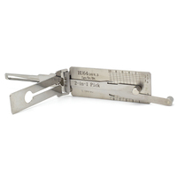Lishi 2-en-1 HU64 : Outil de décodage et de crochetage pour véhicules, kit de crochetage de serrures de voitures, outil de serrurier pour l'ouverture de serrures automobiles
