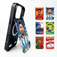 Nouveaux Produits 2026 – Coque de Téléphone Personnalisée Haïtienne Imprimée Étoile avec Plaques de Sublimation et Chargement Sans Fil Interchangeable