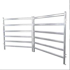 Clôture <span class=keywords><strong>de</strong></span> ferme à bétail bon marché en Australie, rails en fer galvanisé, soudés, enclos portables pour bovins, panneaux - Product Image 4