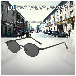 Gafas de Moda Cómodas Ultraligeras de Metal con Montura Completa Unisex Versátiles con Lentes Ópticas HD Anti Luz Azul y Protección UV400 - Product Image 2