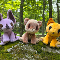 Peluche personnalisée de haute qualité en peluche chat mignon jouet Kawaii peluche apaisante jouets animaux en peluche pondérés jouets