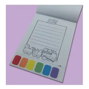 JIAHONG sadar custom fun spiral terapi warna dengan angka buku mewarnai untuk anak-anak