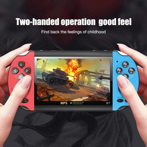 Más de 10000 juegos, salida de TV HD portátil, pantalla de consola portátil de vídeo Arcade, reproductor de juegos <span class=keywords><strong>Retro</strong></span> clásico nostálgico, 5,1 pulgadas X7 Plus - Product Image 2