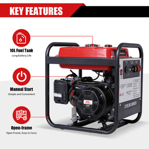 THK160ZH Small Portable 0.8 kW Gasoline-Powered <b>Generator</b> Welding Machine / Gasoline Welding <b>Generator</b> / Welder - Product Image 3
