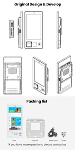 Quiosco de Autoservicio con Lector de Tarjetas para Recogida Rápida, KFC, McDonald's, 21.5, 23.6, 32 Pulgadas, OEM SDK, 128GB, 4GB, 21.5/23.6/32 Pulgadas, CE, FCC, CN;SIC - Product Image 6