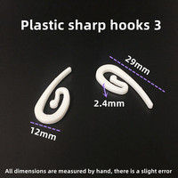 Crochet en plastique pour rideau de voiture, 10 pièces, fils pour rideau, crochet en plastique
