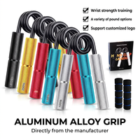 Agarrador de Mano de Alta Resistencia, 300 Libras, Agarrador de Mano de Aluminio, Entrenador de Fuerza de Agarre para Gimnasio