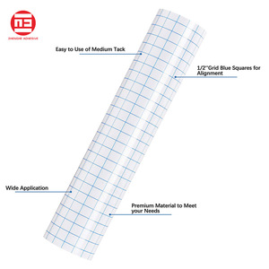 PVC Clear Grid Alignment Abnehmbare Transfer folie Selbst klebende Vinyl-Transfer bandrolle für Abziehbilder - Product Image 4