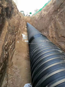 Tubería de Plástico Corrugada de Doble Pared para Alcantarillado Subterráneo de HDPE, 300 mm, 400 mm, 500 mm, 600 mm - Product Image 4