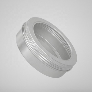 100ml Bulk Aluminum Round Tin <b>Boxes</b> with Screw Lid Clear Window for Cosmetic Packaging-Customizable Colors Recyclable Materials - Product Image 4