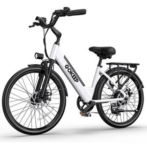 Vélo de ville électrique pour adultes, batterie lithium 48V, alliage d'aluminium, 7 vitesses, pneus larges, moteur à moyeu arrière, vente en gros de vélos électriques - Product Image 1