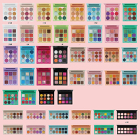 Palette de fards à paupières vegan imperméable de qualité supérieure du fournisseur OEM, 12 couleurs lumineuses longue tenue, logo personnalisé, maquillage en poudre économique