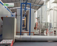 Nouvelle usine de revêtement par pulvérisation semi-automatique manuelle de grande taille Colin avec système complet et contrôle PLC