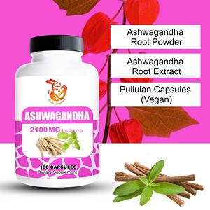 OEM ODM Ashwagandha Capsules with Iron Supports <b>Metabolic</b> Balance and Energy Regulation Black Pepper Ashwagandha Capsules - Product Image 2