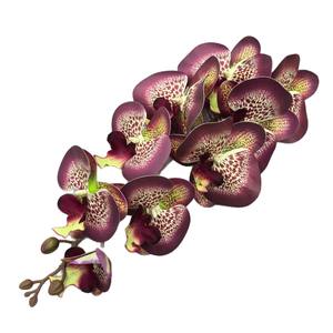 9-head Phalaenopsis 3D stampato fiore artificiale 70 colori per la casa di nozze decorazione floreale all'aperto - Product Image 4