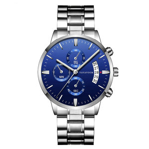 Montre de luxe à bas prix en stock, montres à quartz pour hommes, bracelet en acier inoxydable - Product Image 2