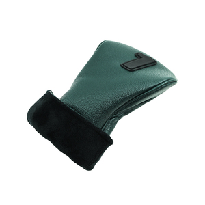 Housse de protection pour driver de golf en cuir véritable de vachette, couleur verte, en stock - Product Image 3