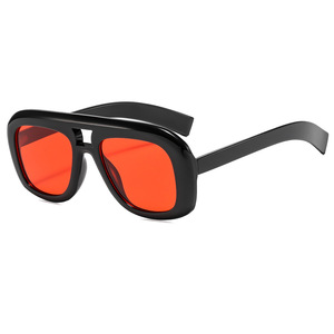 Lunettes de soleil rectangulaires pour femmes, monture complète, UV400, protection solaire tendance 3573 - Product Image 2