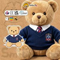 Boneka Plush Kustom Ultra Lembut Grosir Bersertifikat Keamanan Pesanan Minimum Rendah Desain Merek Kustom Tersedia