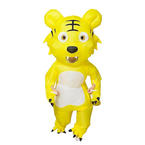 Costume de tigre gonflable pour Halloween, déguisement d'animaux pour enfants et adultes, cosplay - Product Image 3