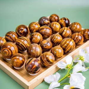 ลูกบอลหินไทเกอร์อายสีเหลืองคุณภาพสูง ขายส่ง หินคริสตัลธรรมชาติ สำหรับบำบัดรักษา งานฝีมือ ของขวัญตกแต่ง - Product Image 6