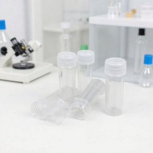 Mingxu Plastic Pill Bottles 5ml With Caps For Medication Storage Disposable <b>Small</b> <b>Containers</b> - Product Image 1