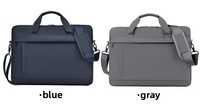 Sac pour ordinateur portable en PU de haute qualité, nouveau style, avec compartiment rembourré, plusieurs poches, pour le travail et les voyages, avec bandoulière simple