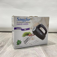 Sonifer SF-7012 professionnel cuisine 250w 5 vitesses pâte en acier crochets et batteur mini électrique batteur à main