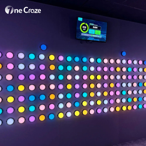 Équipement de jeu interactif mural personnalisé pour événements festifs, jeu d'entraînement de réaction rapide avec boutons lumineux - Product Image 1