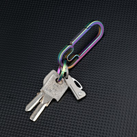 Couteau de poche pliant compact en titane, coupe-corps tranchant, ouvre-boîte, outil EDC pour le bureau, le camping, les activités de plein air et l'usage quotidien