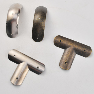 T Shape <b>Corner</b> <b>Protectors</b> Carbon Steel 955 Silver 958 Antique Bronze For Wooden Boards Edge Guards - Product Image 3